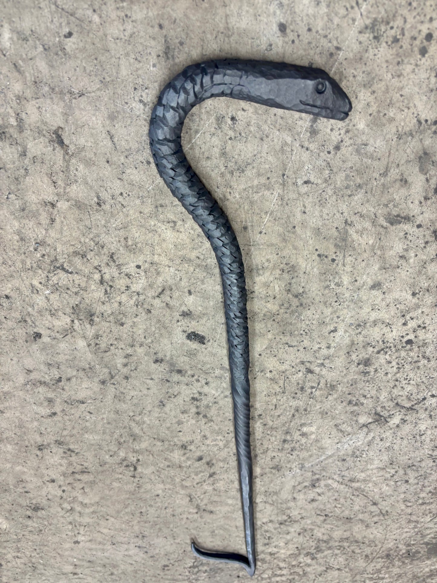 Snake fire poker