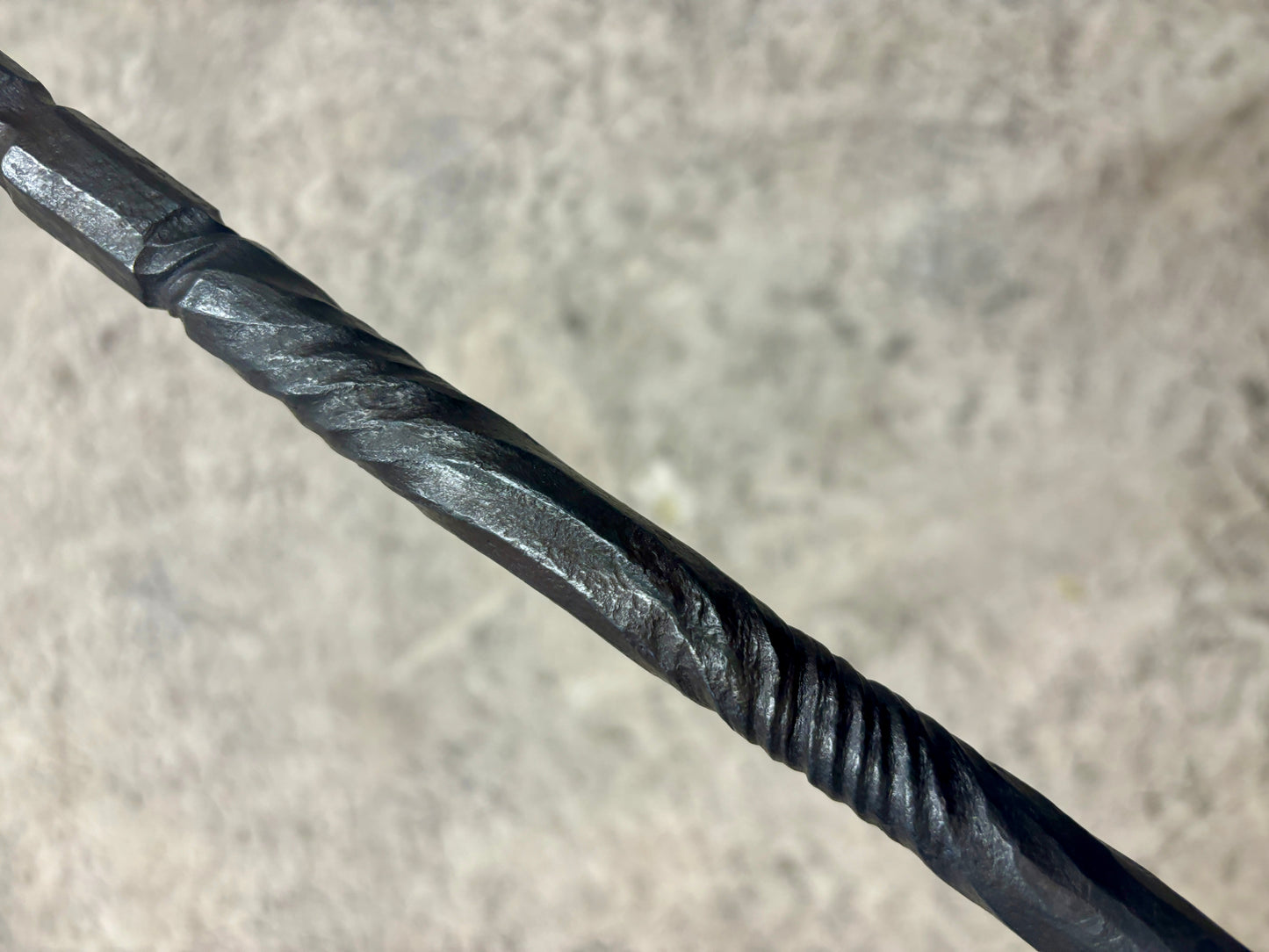 Hand forged Skull fire poker, Halloween special!