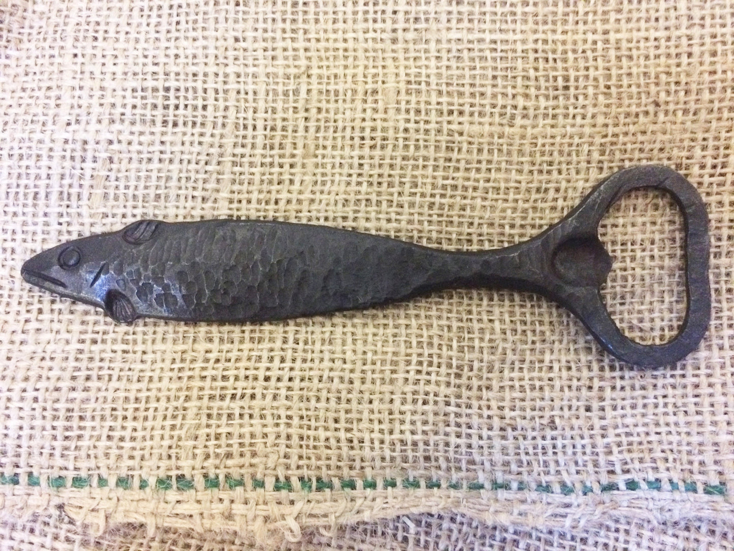 fish bottle opener/Hand forged/Blacksmith