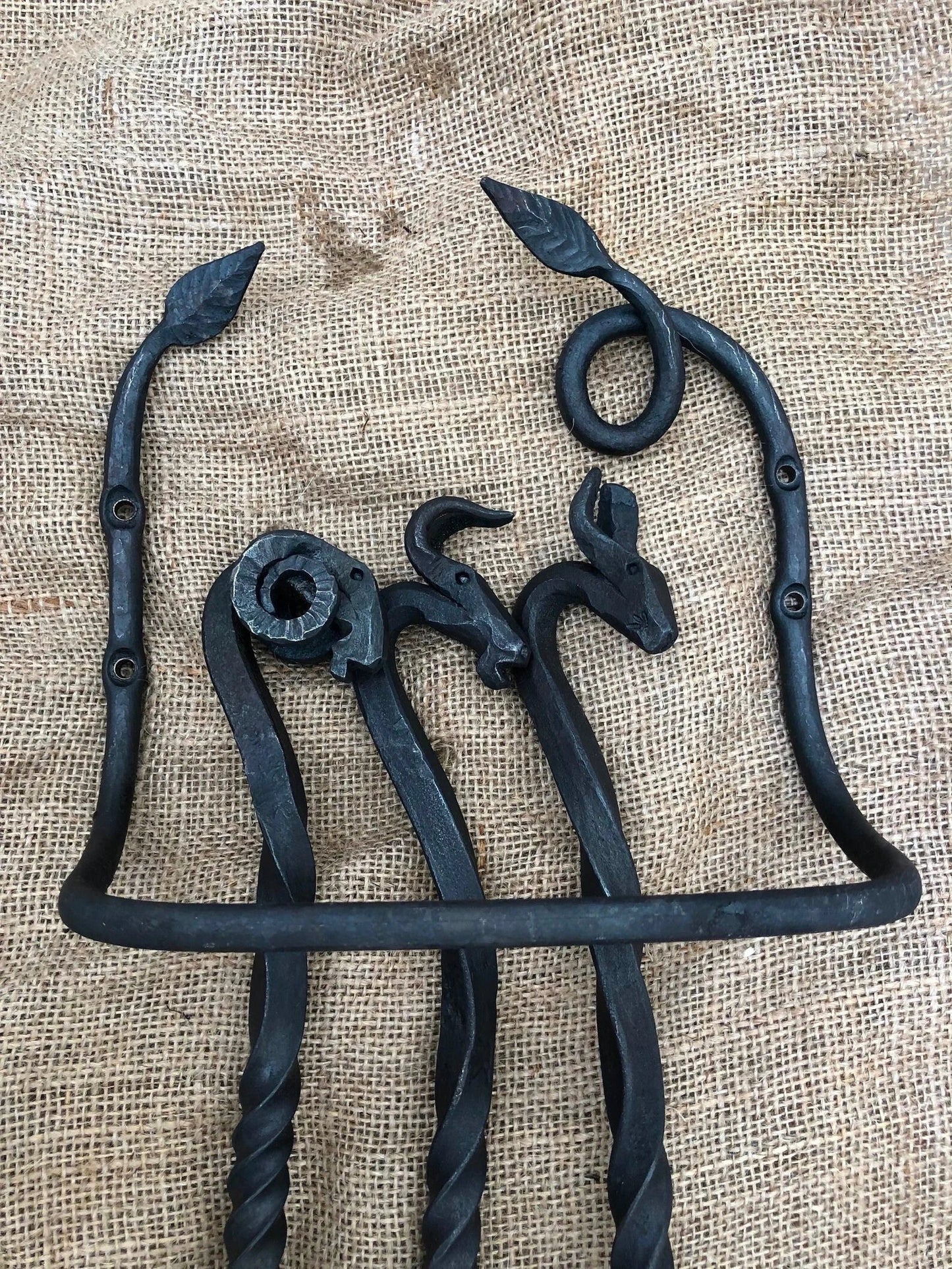 Bracket to hold fire tools