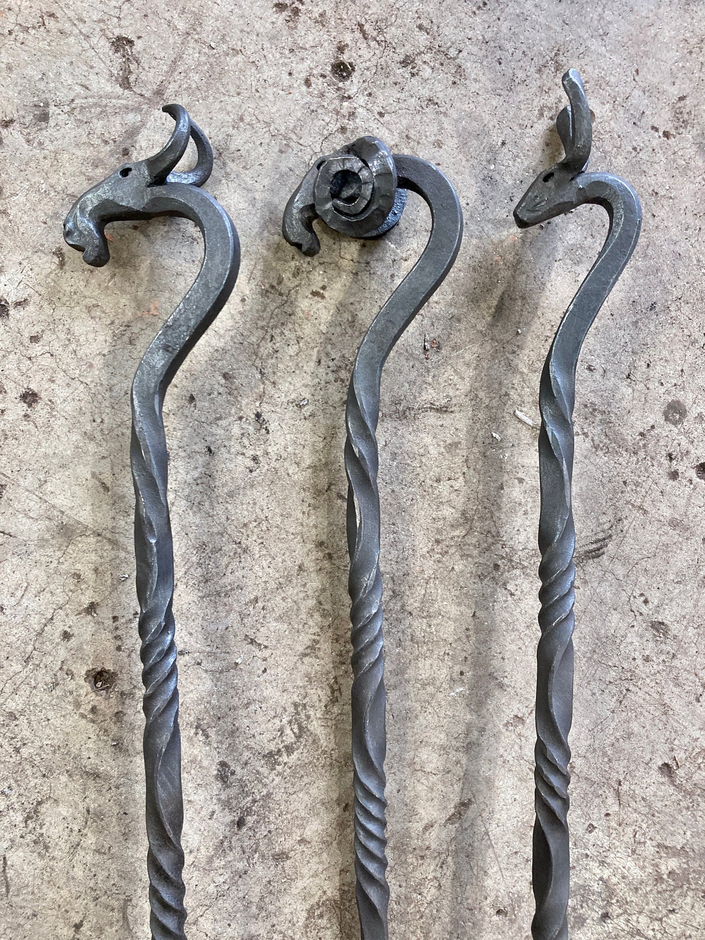 Fire tool set/poker set/Blacksmith companion set