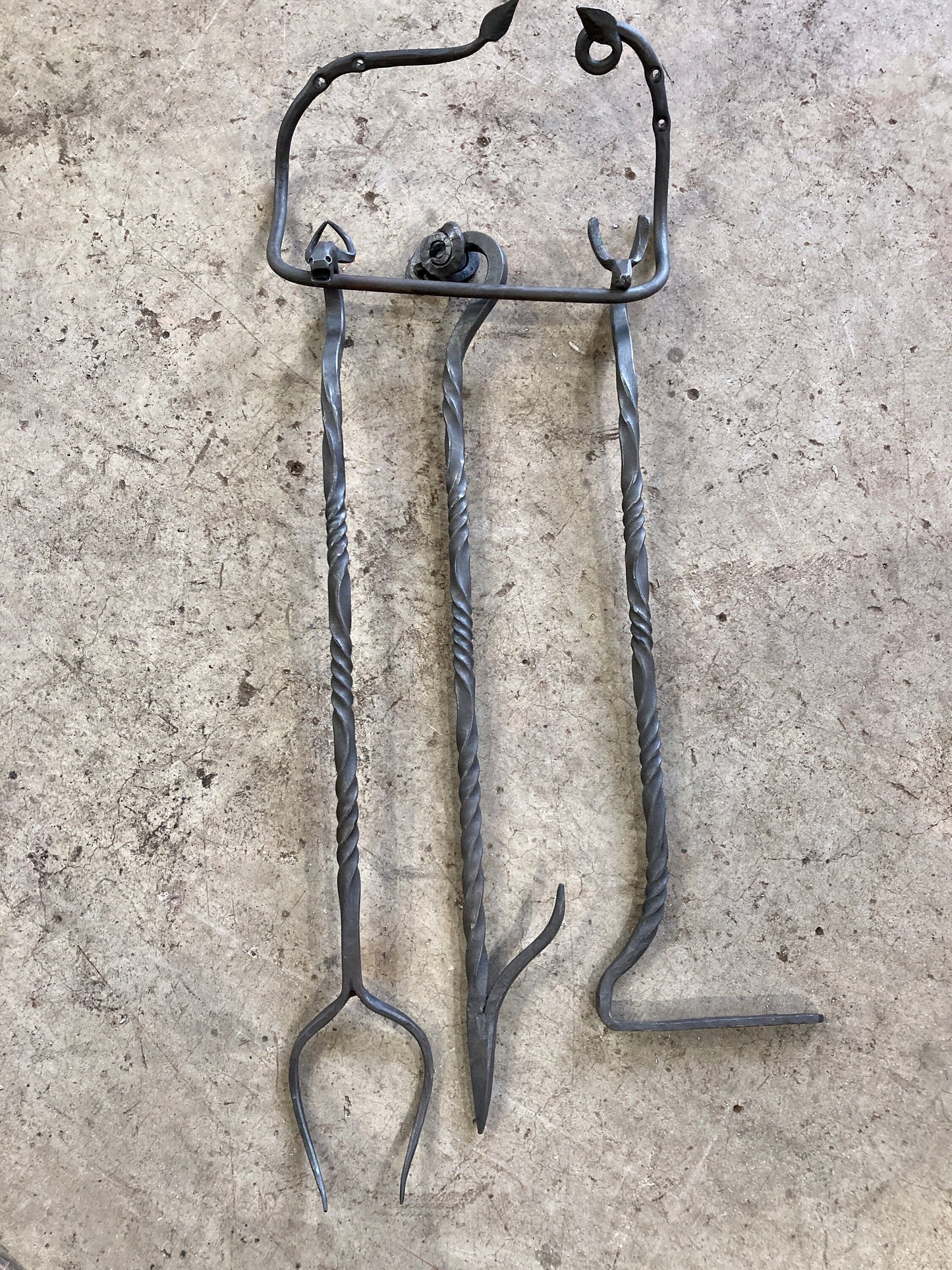 Fire tool set/poker set/Blacksmith companion set